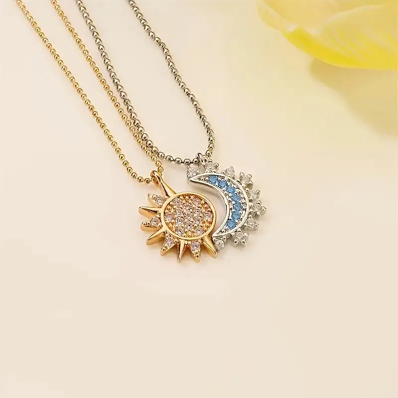 Collar de pareja Sol Y Luna