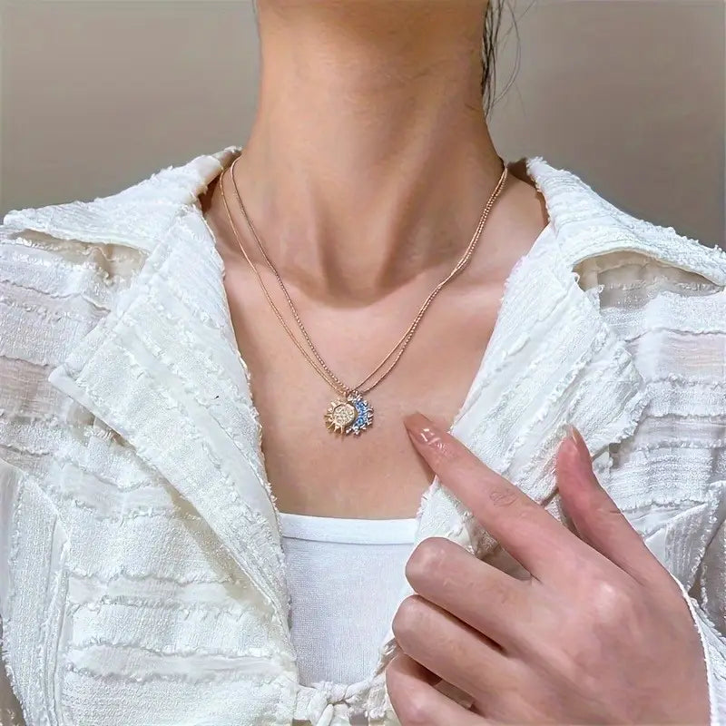 Collar de pareja Sol Y Luna
