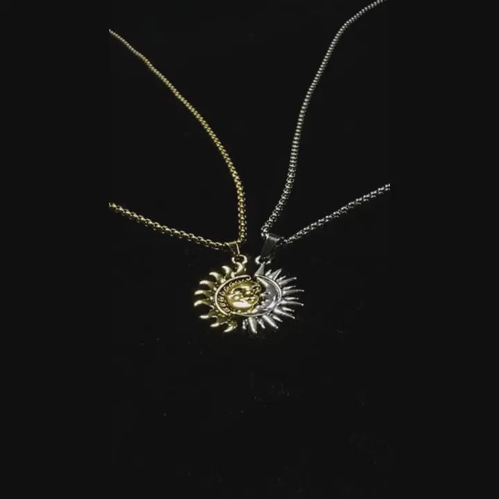 Collar de pareja Sol Y Luna