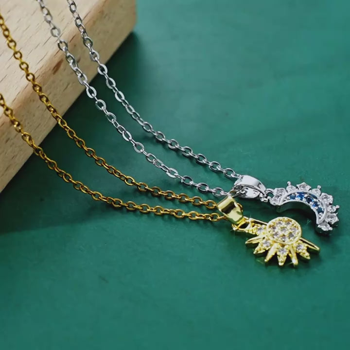 Collar de pareja Sol Y Luna